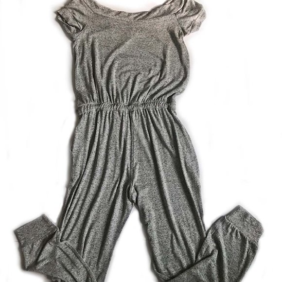 New York and Co Marled Jogger Jumpsuit - Picture 9 of 10